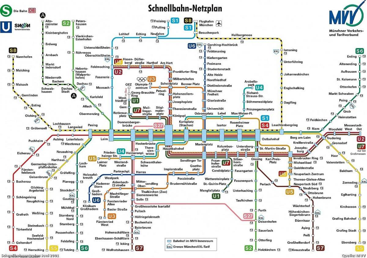 München prijevoznu kartu