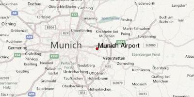 Karta Münchena i okolice