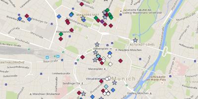Karta Minhen Altstadt