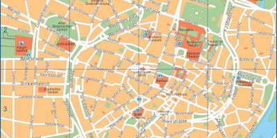 Mapa ulica u Münchenu, Njemačka