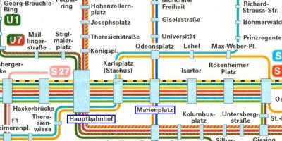 Karta Münchenu-plärrer