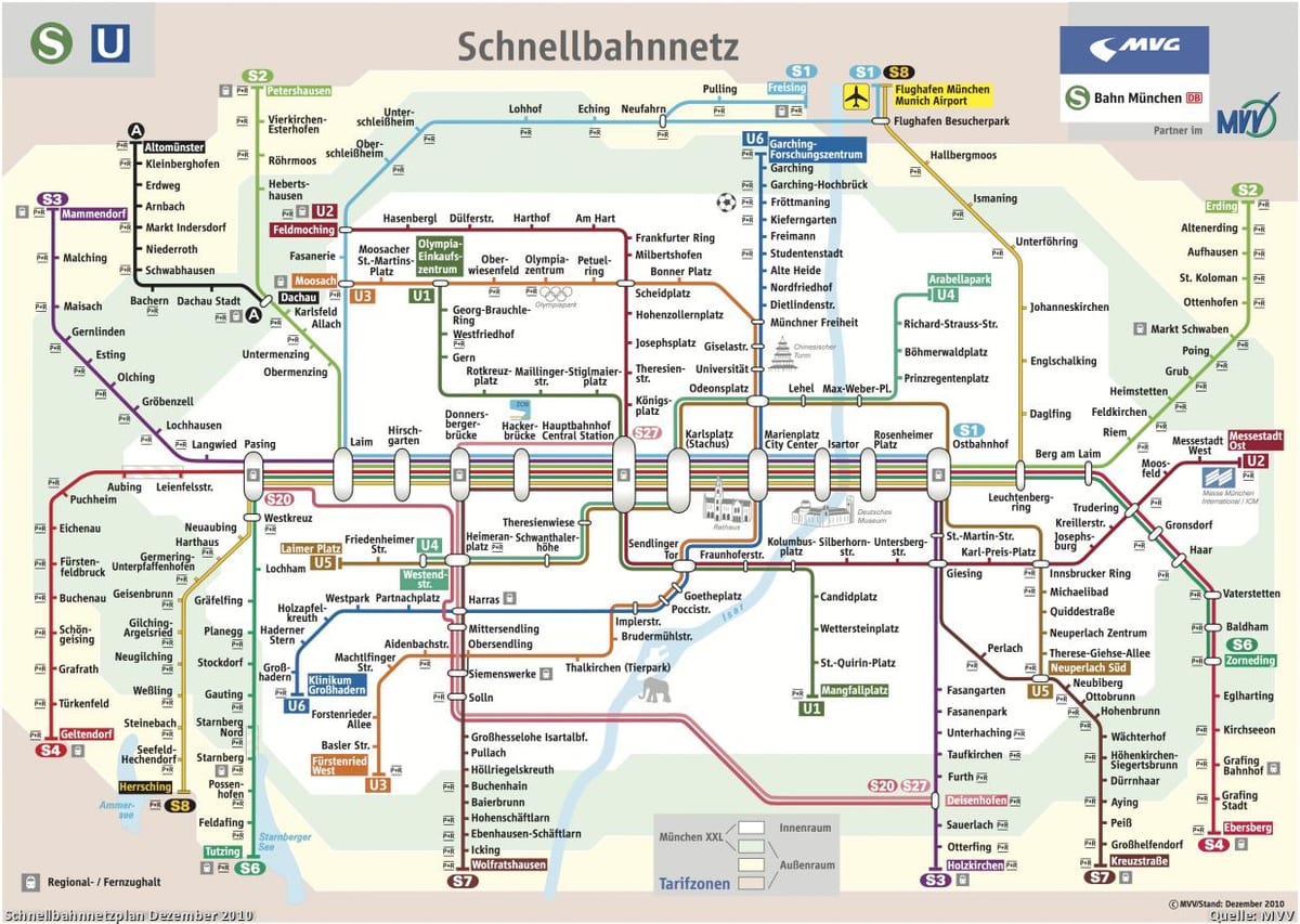 München МВГ karti