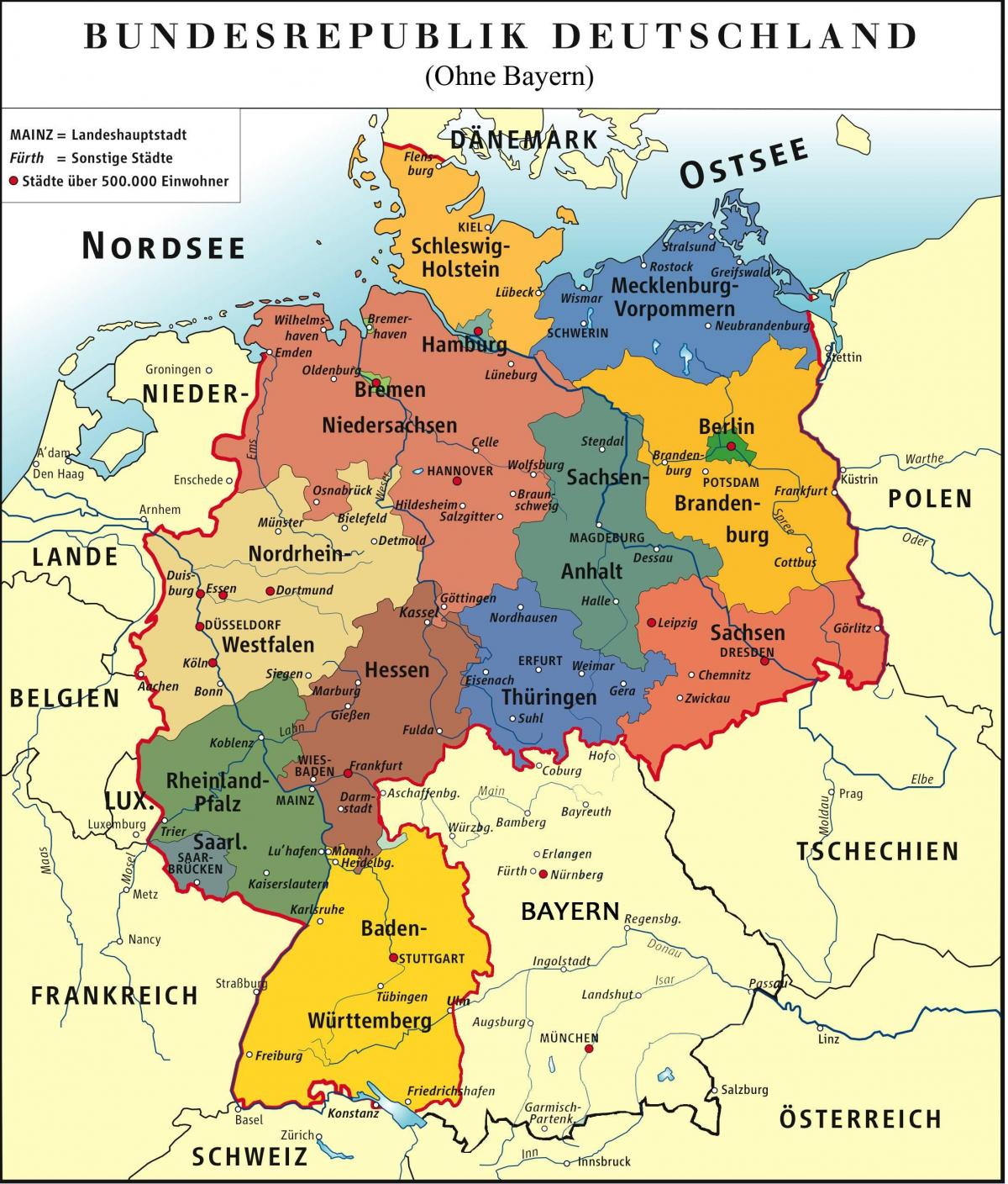 Bavarska karti