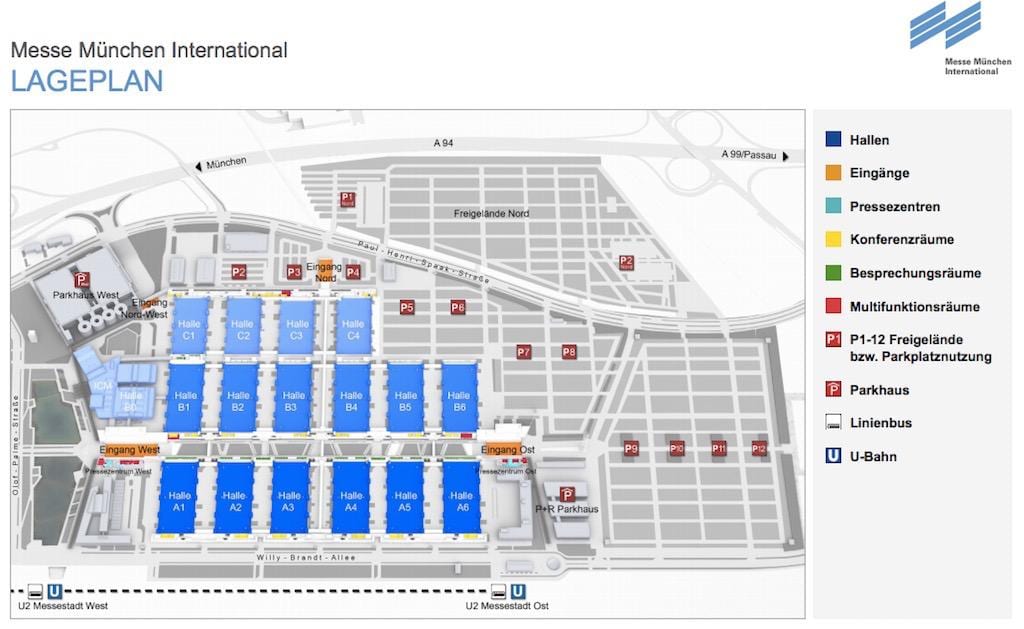 messe München karti