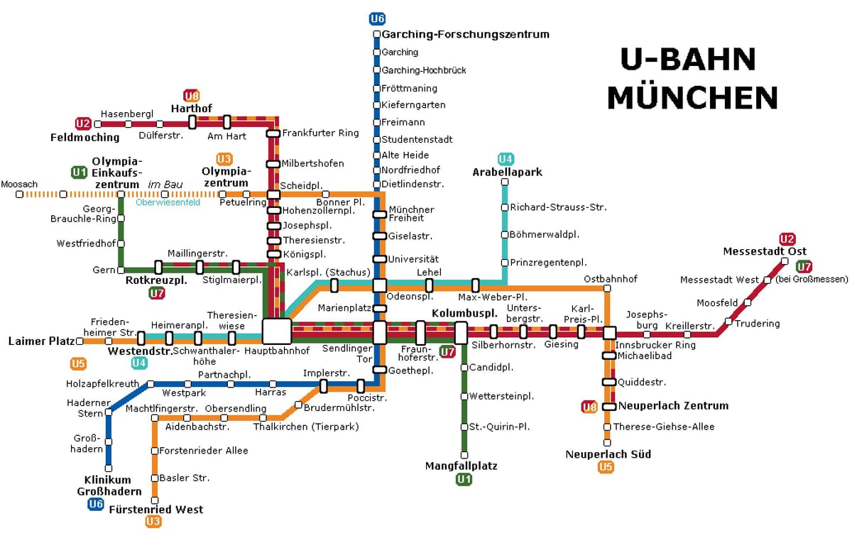 karta za metro u München