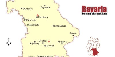 München kartica Njemačkoj
