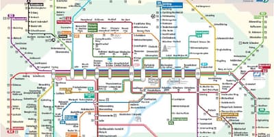 München željeznički C1 karti