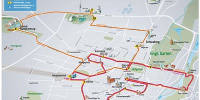 Karta Münchenu-hop-hop-off
