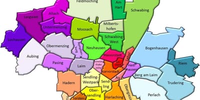 München županije karti