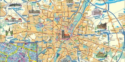 Karta grada München, Njemačka