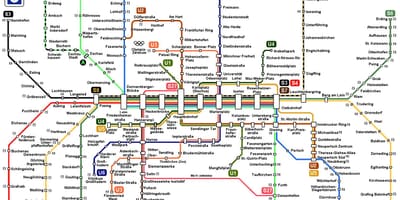 Karta za metro u Münchenu Njemačka