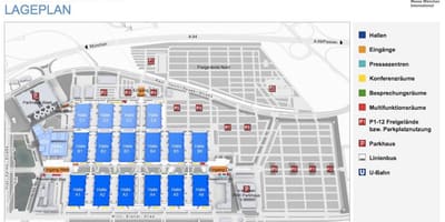 Messe München karti
