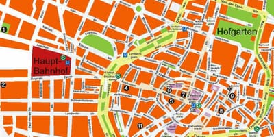 Karta u Münchenu pivski