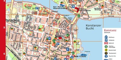 Turistička karta München, Njemačka
